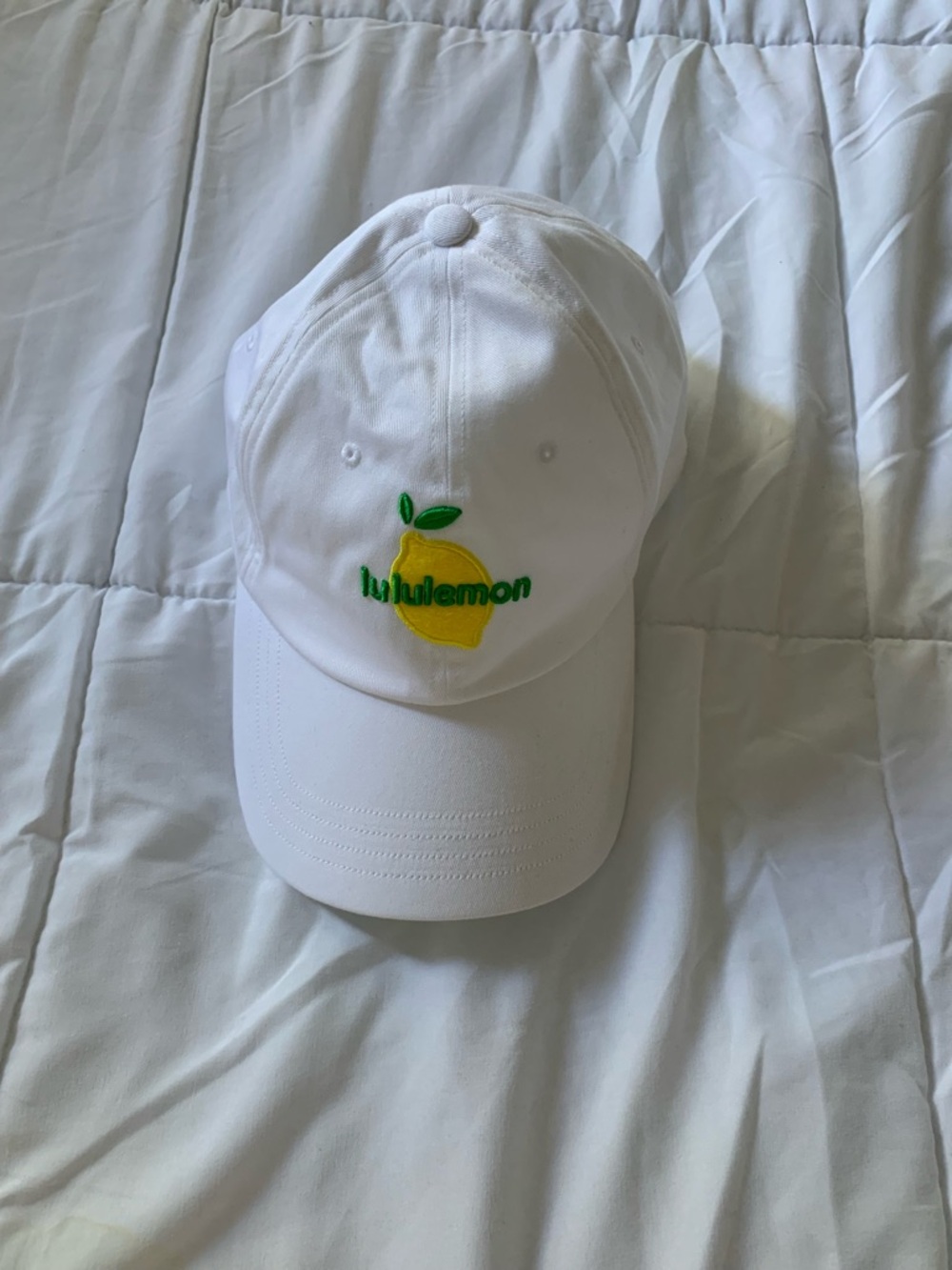 Lululemon lemon baseball hat NWOT